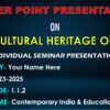 Rich Cultural Heritage of India - Practicum Presentation (Bengali) | B.Ed Course 1.1.2 PPT & PDF - Image 2